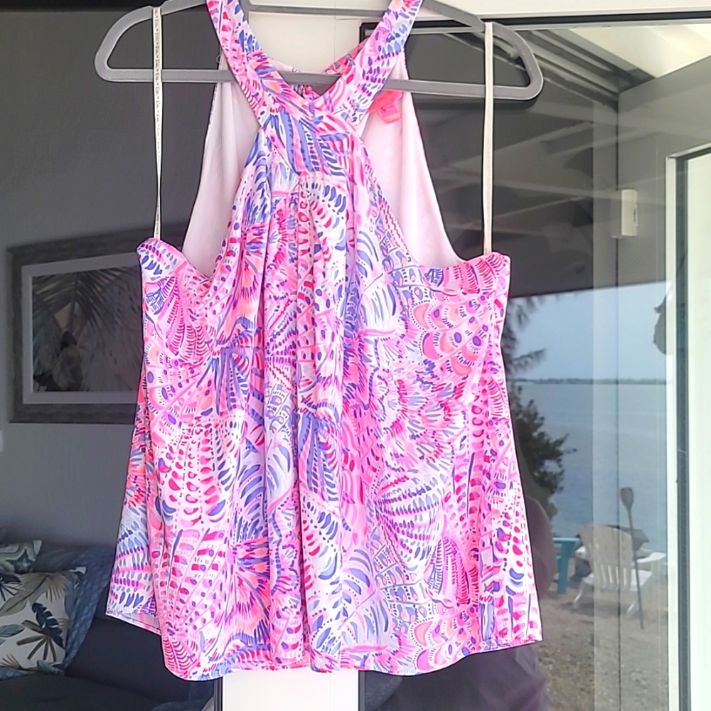 Lily pulitzer xl sleeveless blouse